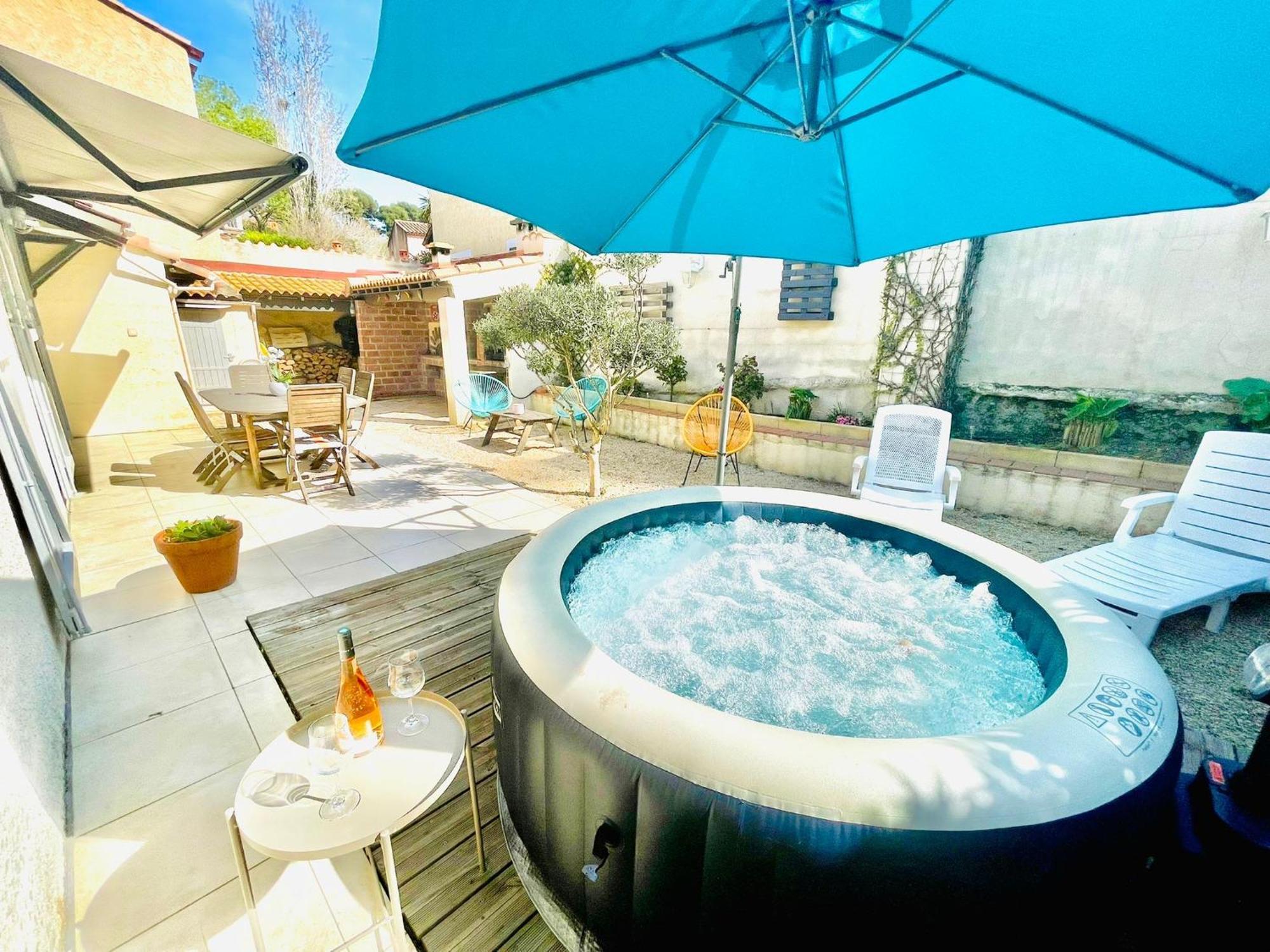 Villa Confort Jacuzzi Barbecue Clim Parking Marseille Exteriör bild